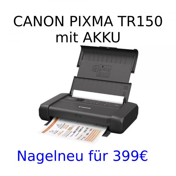 CANON PIXMA TR150 mit Akku